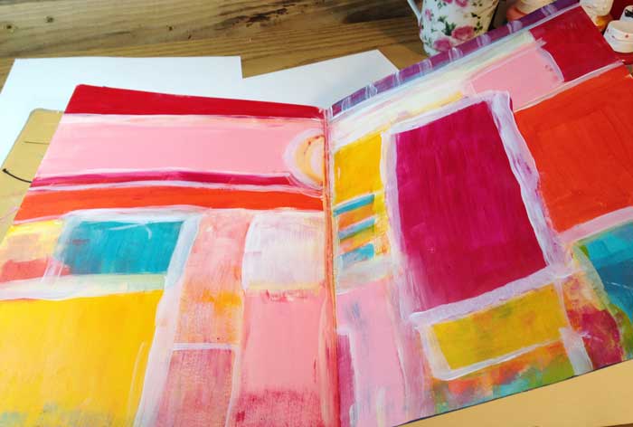 art journal layout