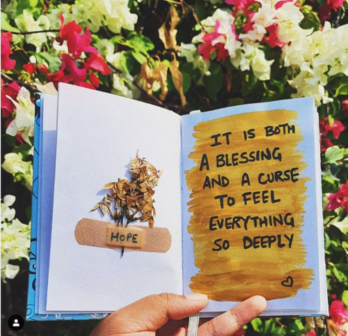 art journal layout