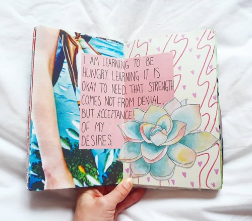 art journal layout