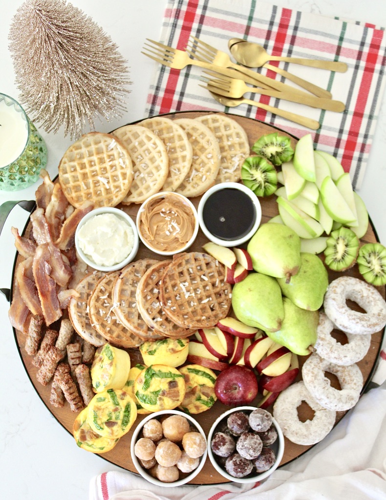 waffle breakfast charcuterie board