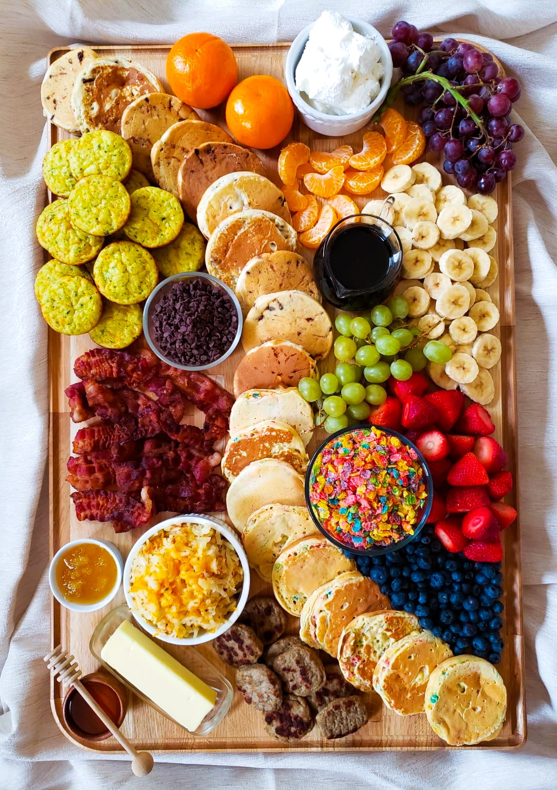 pancake breakfast charcuterie board