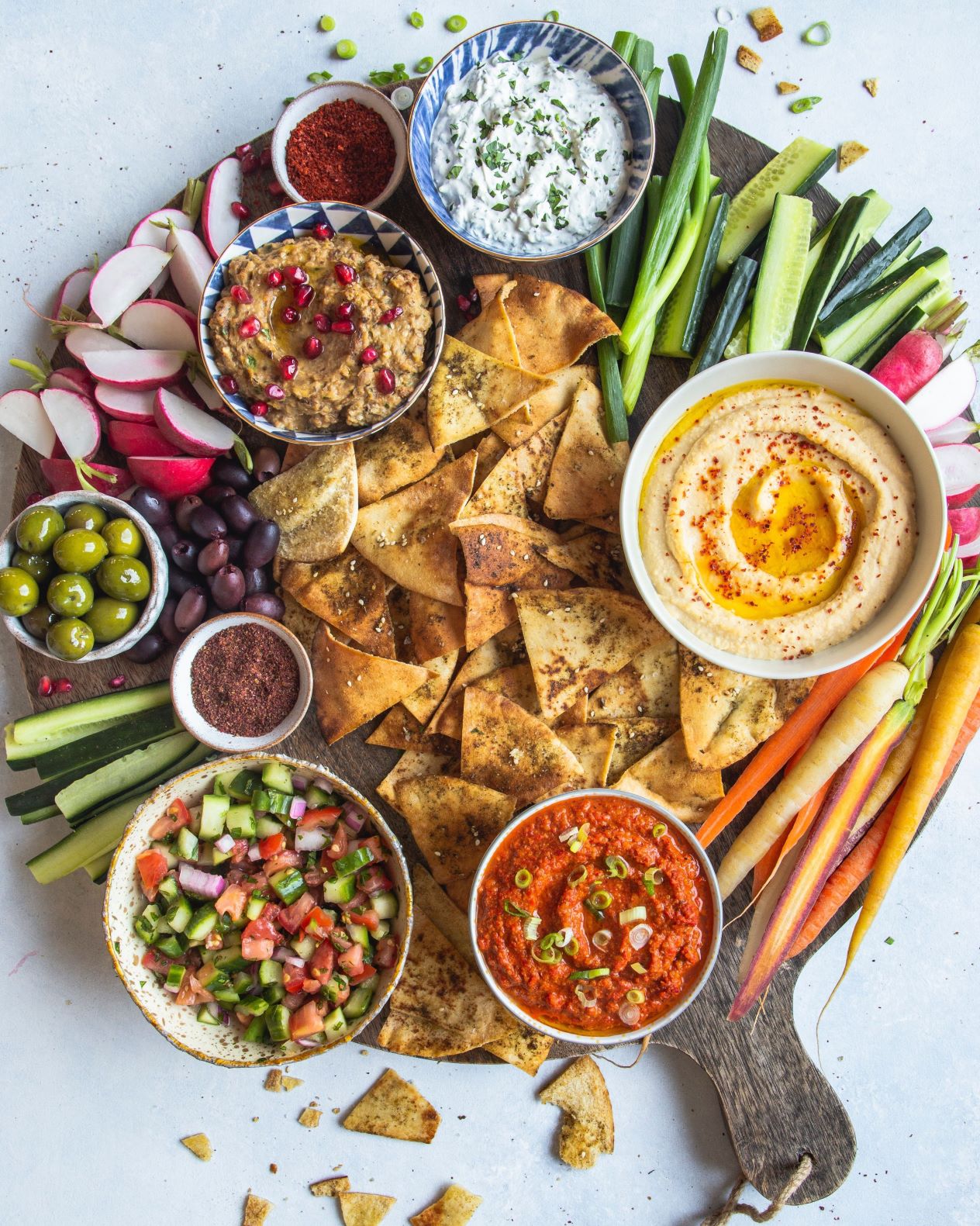 middle eastern charcuterie board