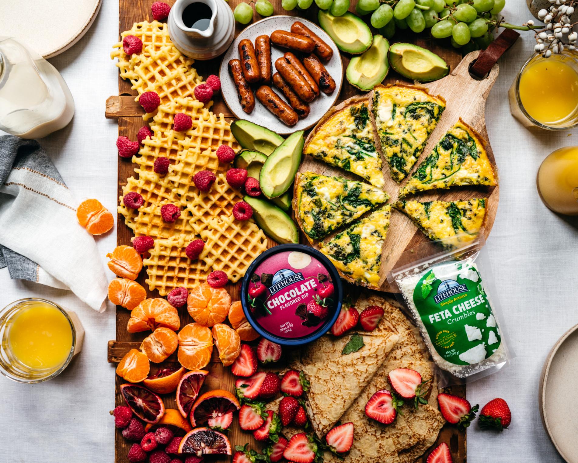 breakfast charcuterie board