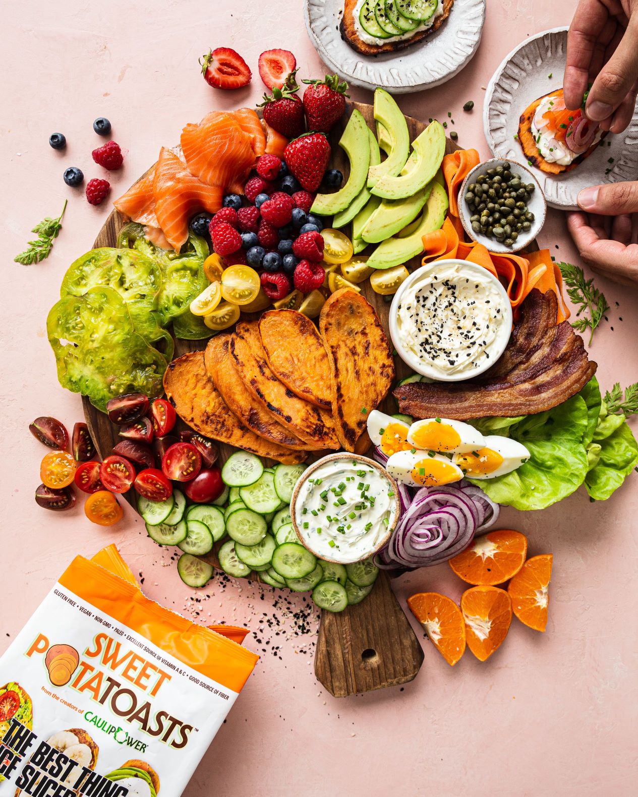 sweet potato toast board