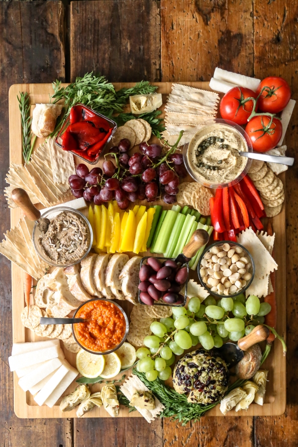 vegan charcuterie board