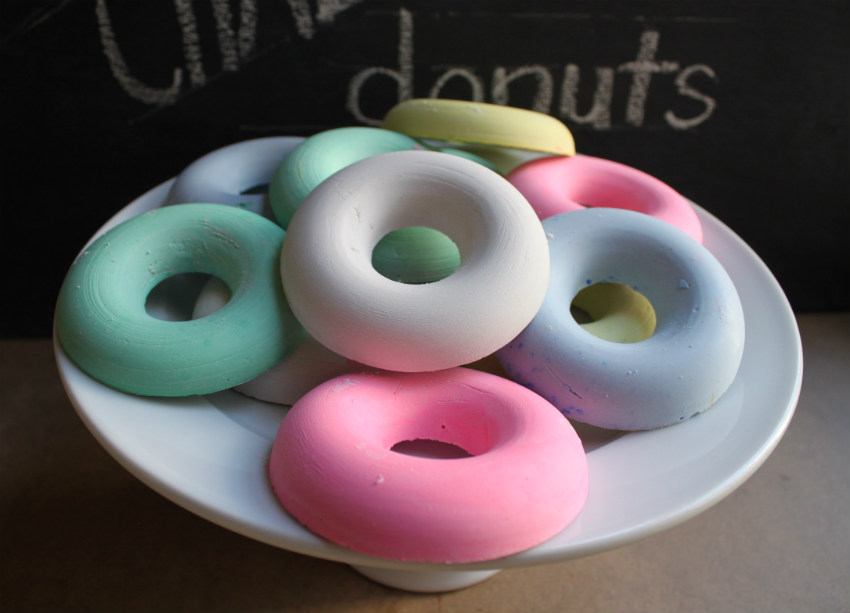 chalk donuts