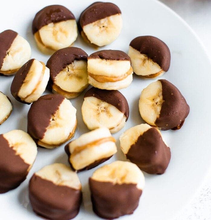 peanut butter and banana bites