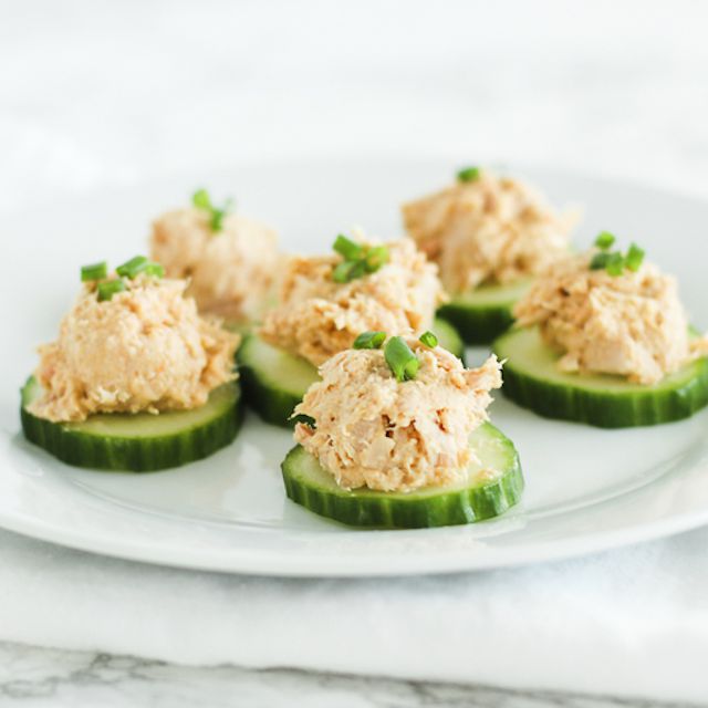 cucumber tuna bites