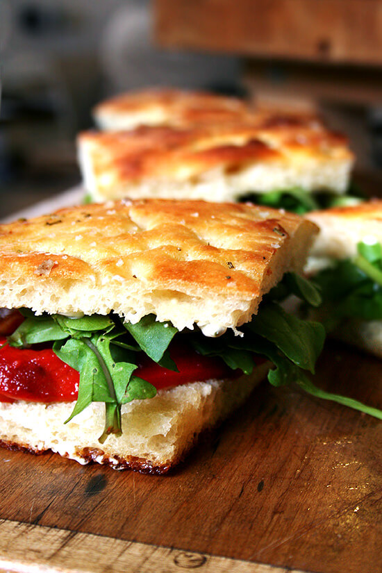focaccia sandwich