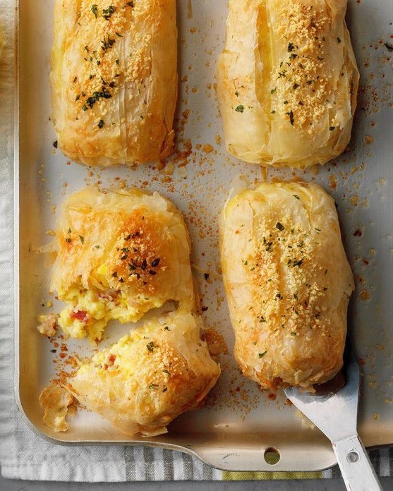 Ham Cheese Breakfast Strudels