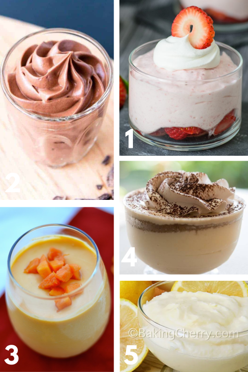 3 ingredient mousse