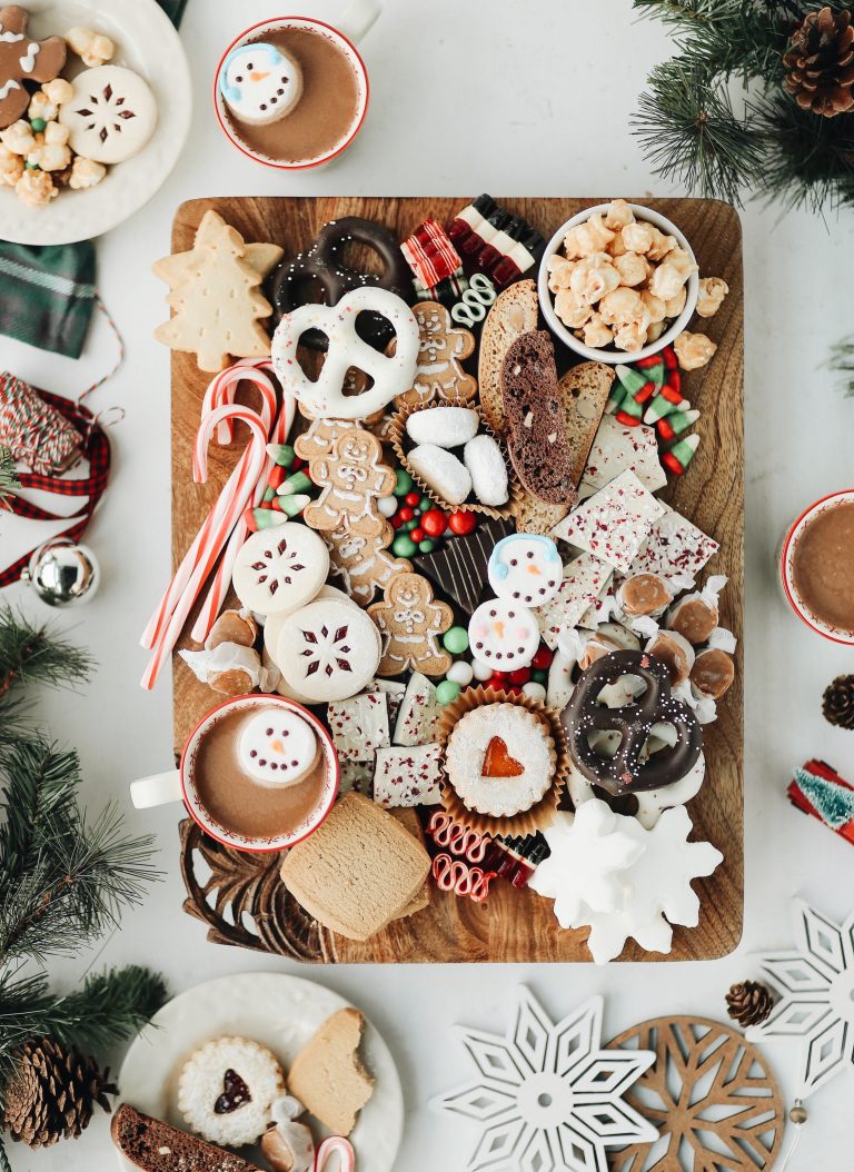 Christmas Charcuterie Cookie Board 10