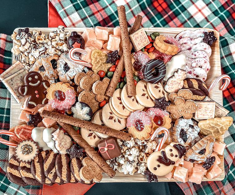 Christmas Charcuterie Cookie Board 6