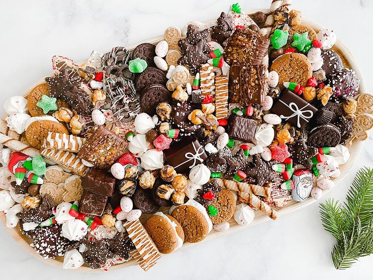 Christmas Charcuterie Dessert Board 9