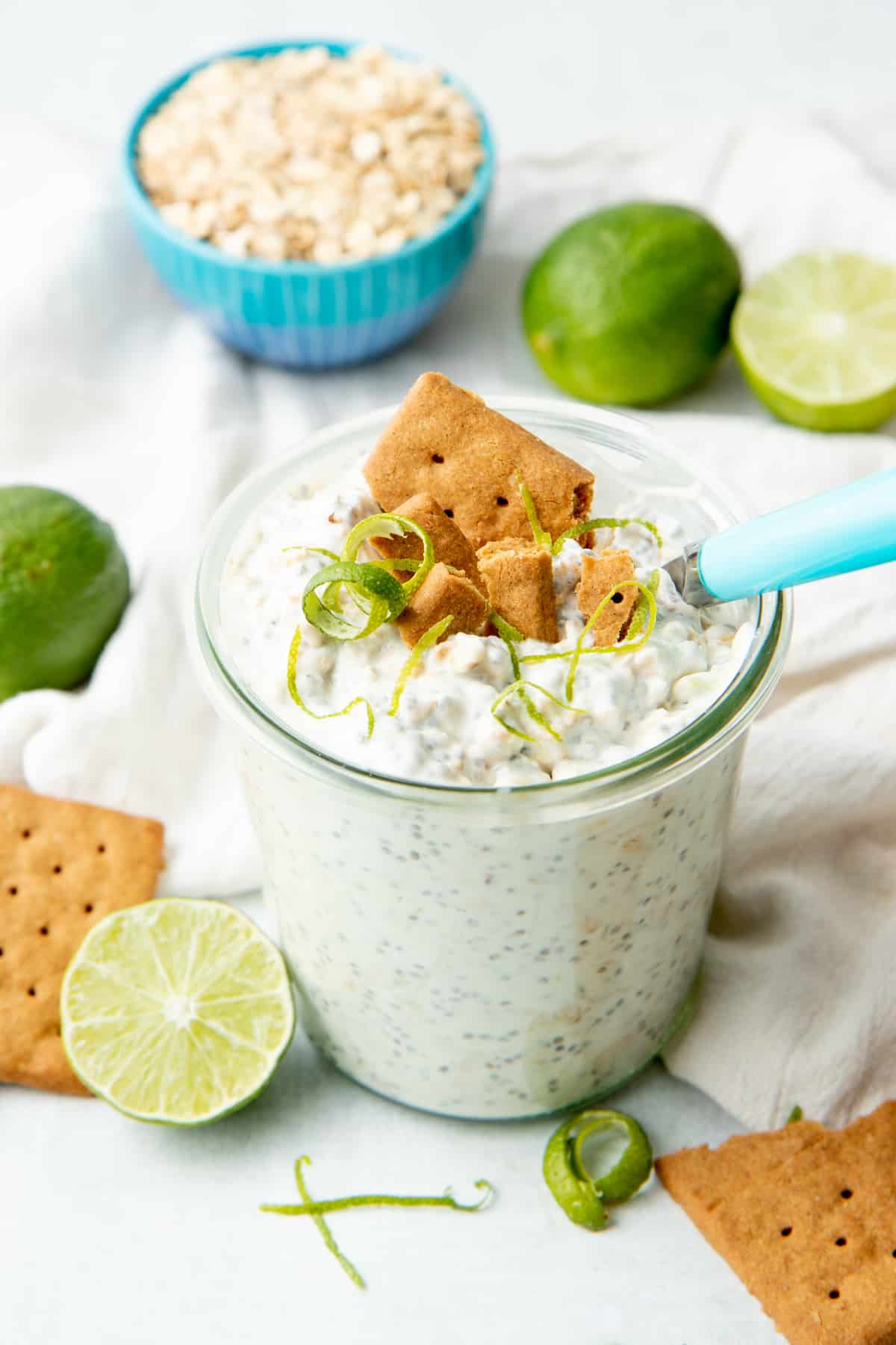 key lime pie overnight oatmeal