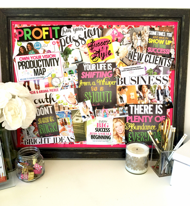 small business vision board inspiration