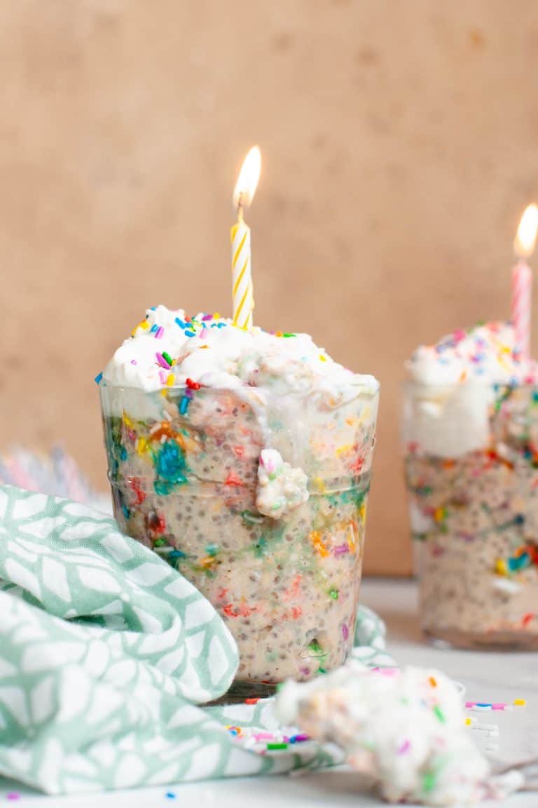 Birthday Cake Overnight Oats