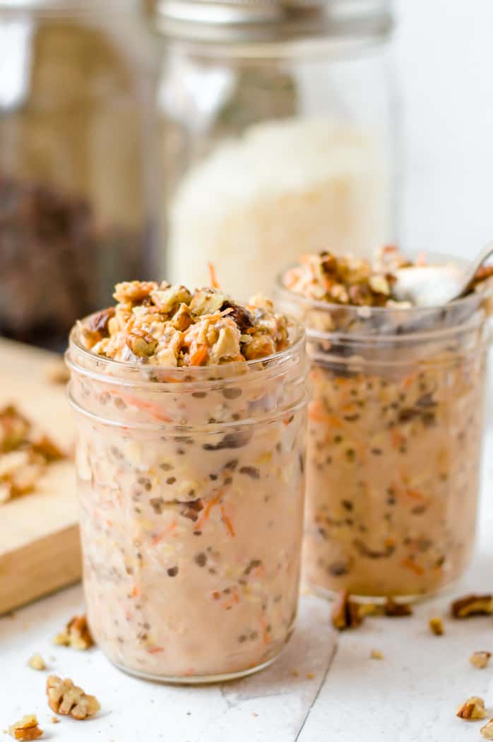 carrot cake overnight oats