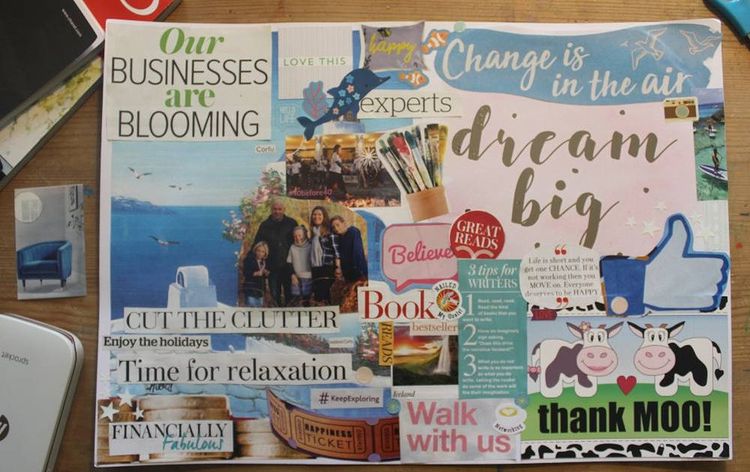 small business vision board inspiration