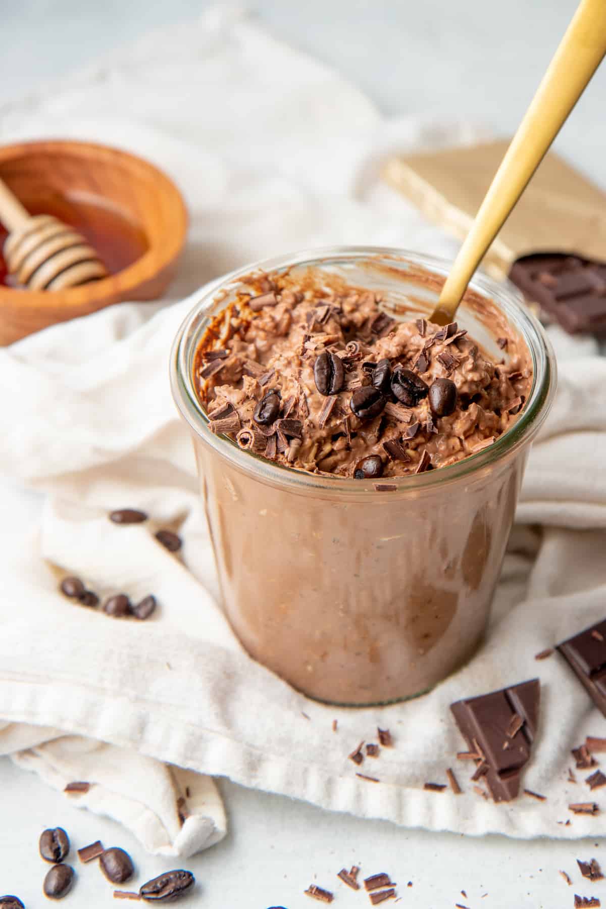 mocha overnight oats