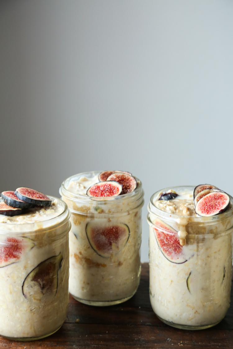 maple fig overnight oats