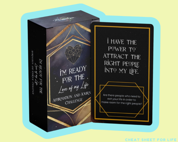 pauseology affirmation journaling cards