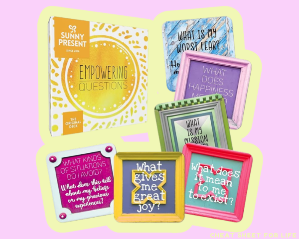 sunny present question cards