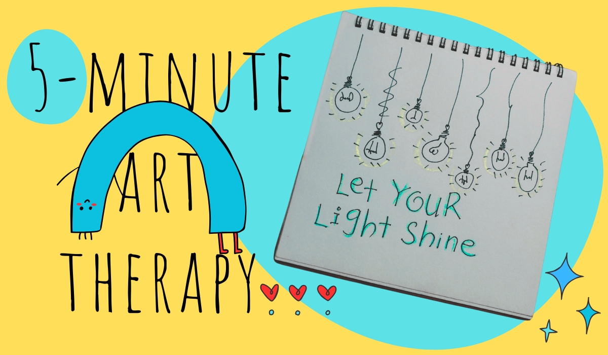 5-minute art therapy activities