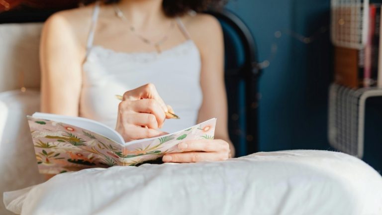 writing in a dream journal