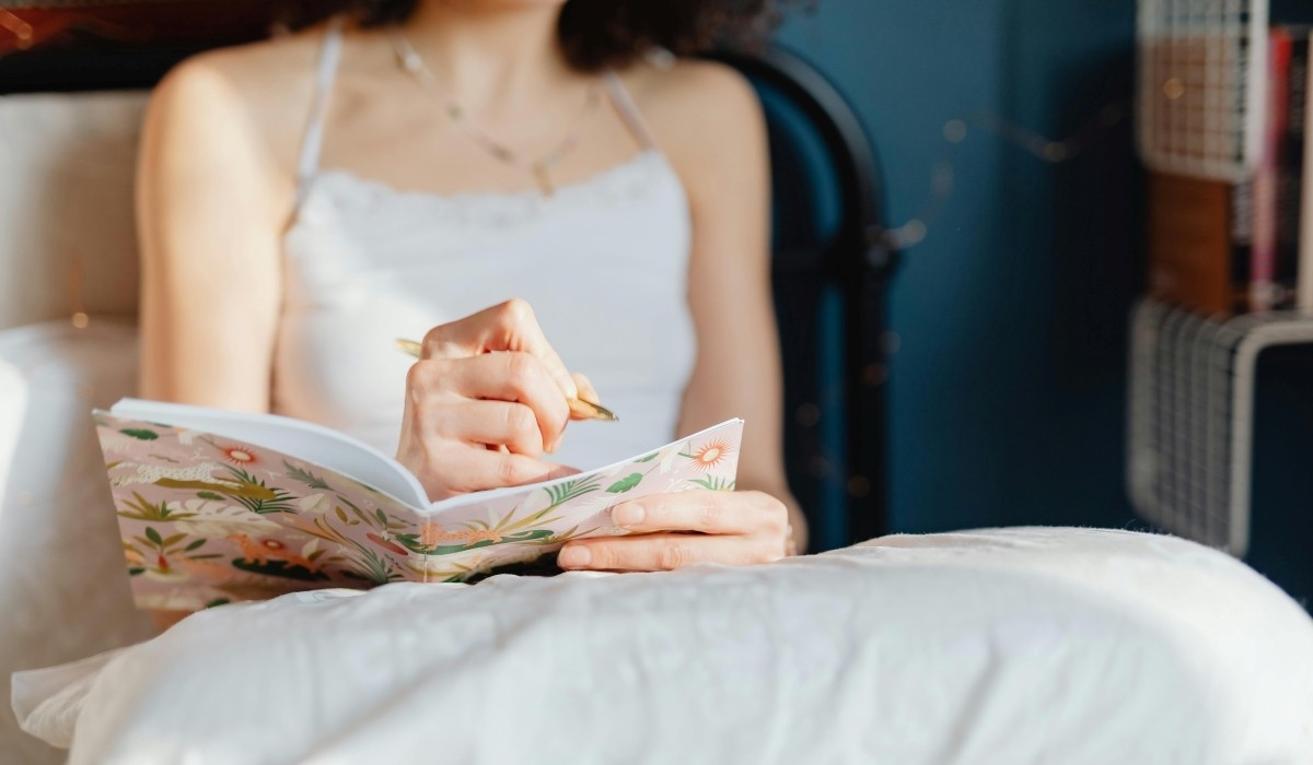 writing in a dream journal